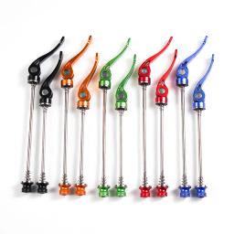 Chooee acessórios de bicicleta, liberação rápida de bicicleta, espetos de cubo de roda de ciclismo de estrada mtb, conjunto traseiro dianteiro, alavanca de alumínio de eixo de aço qr - Image 1