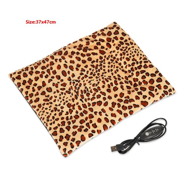 Almofada Elétrica Ajustável para Animais de Estimação com Proteção à Prova d'Água e Conforto Térmico para Cães e Gatos