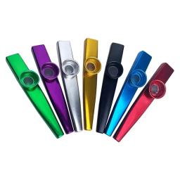 Metal Kazoos Instrumentos Musicais, Flautas De Boca De Diafragma, Bom Companheiro Para Guitarra - Image 5