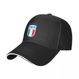 Boné de beisebol com logotipo Itália Football Team para homens e mulheres, chapéu cavalo Anime para crianças - Image 2