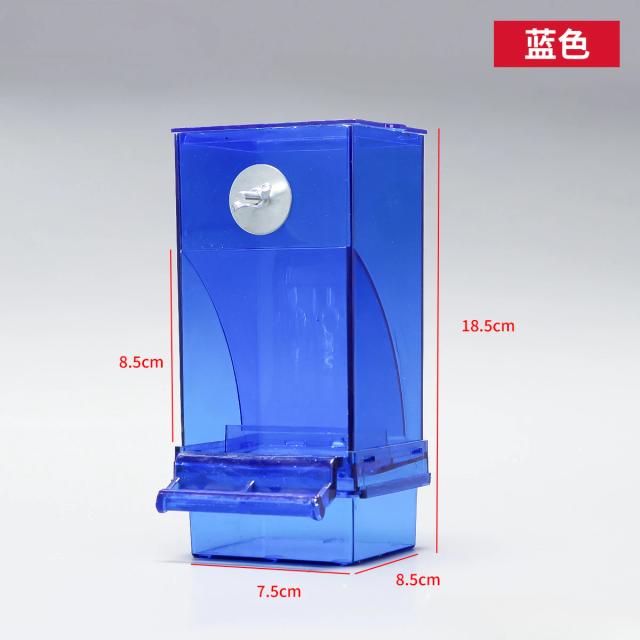Alimentador Automático Anti-respingo para Papagaios e Periquitos com Recipiente de Alimento Líquido e Acessórios para Gaiolas