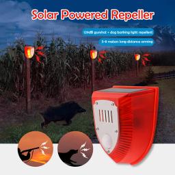 Animal Repelente Alarme Controle Remoto, Anti-selvagem Javali Drive, Profissional Anti-Roubo Piscando Luz de Alarme, Sirene Sensor - Image 6