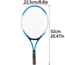 Conjunto de raquete de tênis absorvente para crianças, Raquetes portáteis individuais com bolsa de transporte, Rebound Lightweight Tennis Trainer - Image 6
