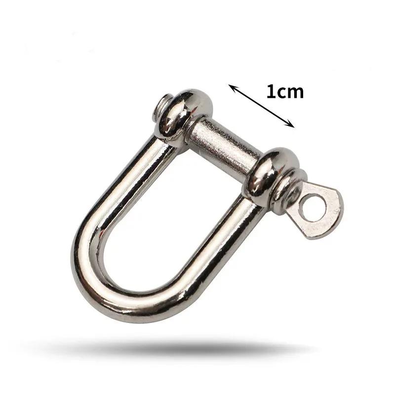 Metal ajustável Bow Anchor U Shackle Clip, Pulseira Paracord, Acessórios Sobrevivência - Image 1