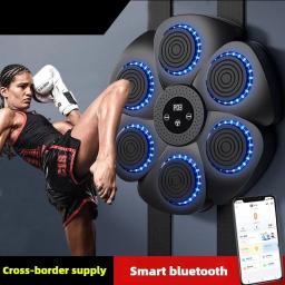 Máquina de boxe suspensa inteligente para adultos, treinador infantil, alvo de parede para boxe doméstico, música bluetooth - Image 1