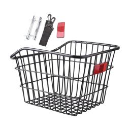 Cesta de Carga Traseira de Metal para Bicicleta, Acessório Universal, Cremalheira de Carga, Grande Capacidade, Durável, Bicicleta sem Tampa - Image 4