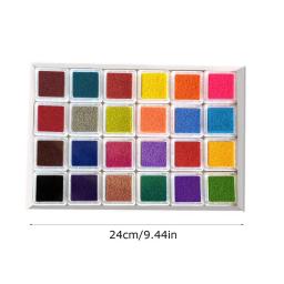 Kit de pintura de dedo seguro para crianças, arte de pintura artesanal para crianças, artesanato engraçado para meninos e meninas, 24 cores - Image 6