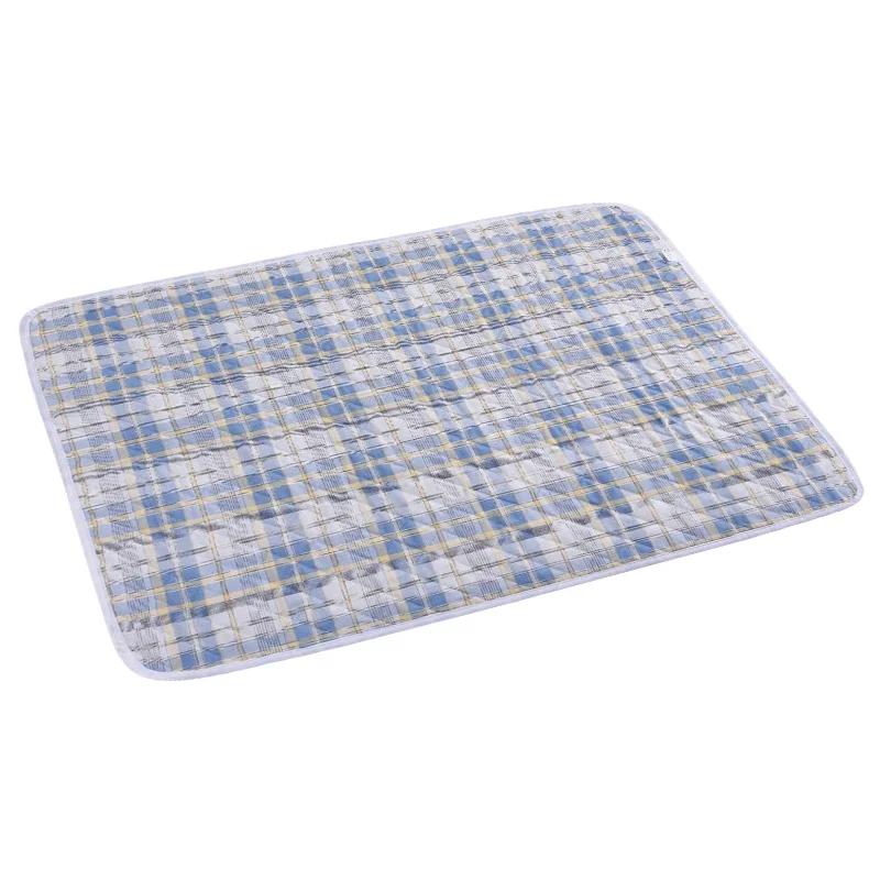 Lavável Absorvente Dog Pee Pad, Estilo Xadrez Reutilizável, Pet Training Mat, Capa de assento para casa e exterior - Image 1
