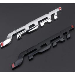1x moda esporte emblema emblema carro tronco fender adesivo auto decalque do carro decoração - Image 1