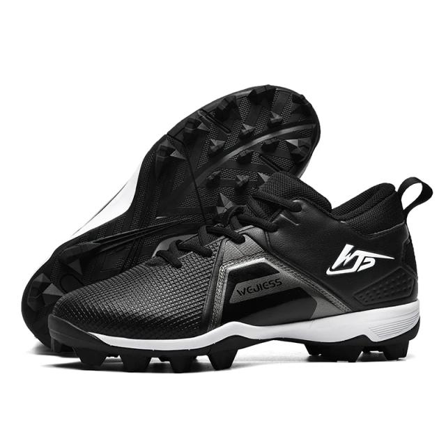 Sapatos Profissionais de Beisebol e Futebol Americano Antiderrapantes para Homens - Tênis Rápidos de Futebol e Rugby Fashionáveis