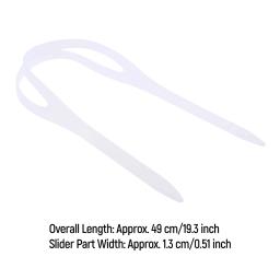 Óculos de Natação Universal para Óculos de Natação Silicone Strap, Head Band, Protector, Substituição, Acessórios de Reposição, Transparente, Preto - Image 4