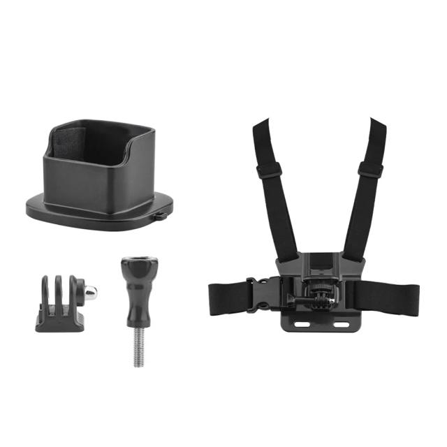 Kit de Acessórios Expansão para Chest Mount: Arnês, Clipe para Mochila, Guiador de Bicicleta e Suporte para DJI OSMO Bolso 3