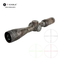 T-eagle eos 4-16x44 aoe tático camuflagem rifle scope airsoft riflescope esporte caça óptica tiro arma de ar visão - Image 1
