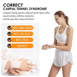 Protetor de pulso elástico ultrafino, adequado para ambas as mãos para evitar artrite de entorse, esportes, fitness, 1pc - Image 4