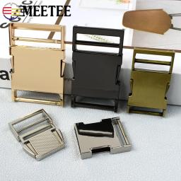 Fivelas de metal para mochila, fivela para mochila, fecho de liberação rápida, ganchos de correia, acessórios de couro DIY, 14-38mm - Image 2