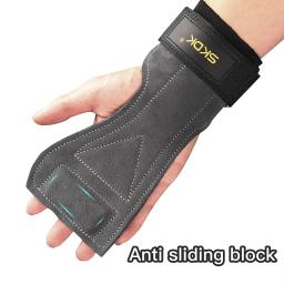 Luvas de ginástica para halterofilismo, proteção de mãos, protetor de palma, pulseira, equipamento fitness, 1 par - Image 4