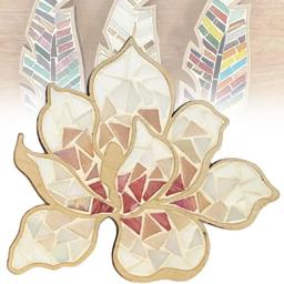 Kit criativo de mosaico artesanal, kit de mosaico DIY, flor brilhante, artes e ofícios para adultos e crianças, amantes de artesanato artesanal - Image 3