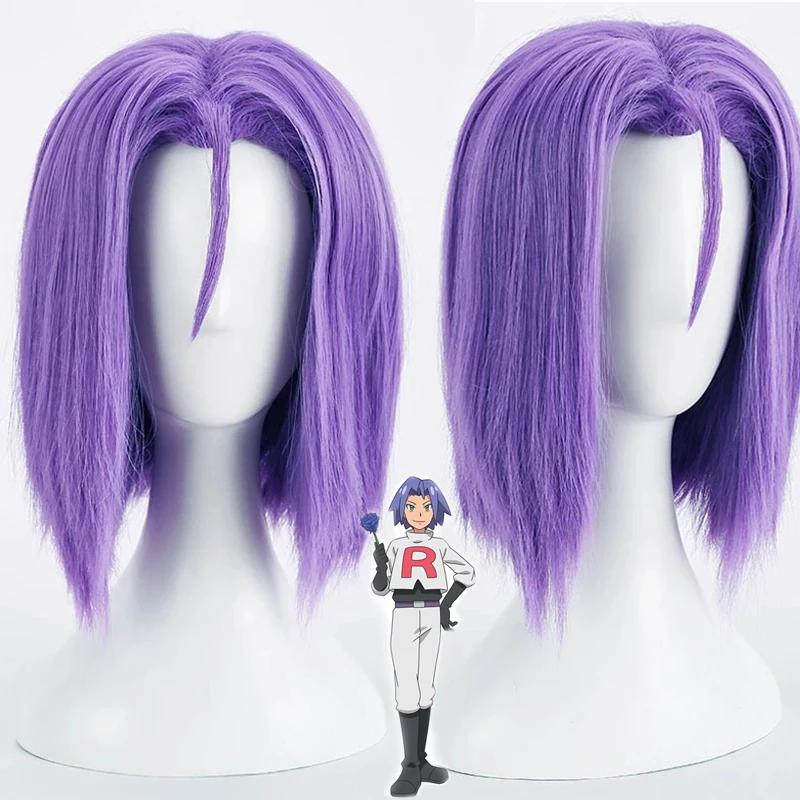Anime jessie e james cosplay traje equipe foguete jessie musashi james kojirou halloween cosplay traje conjunto completo feminino masculino - Image 1