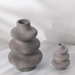 Molde De Vaso De Silicone De Tamanho Grande, DIY Nordic Flower Pot Artesanato Plantador De Concreto De Gesso, Moldes De Fundição De Argila, Decoração De Casa Suprimentos - Image 5