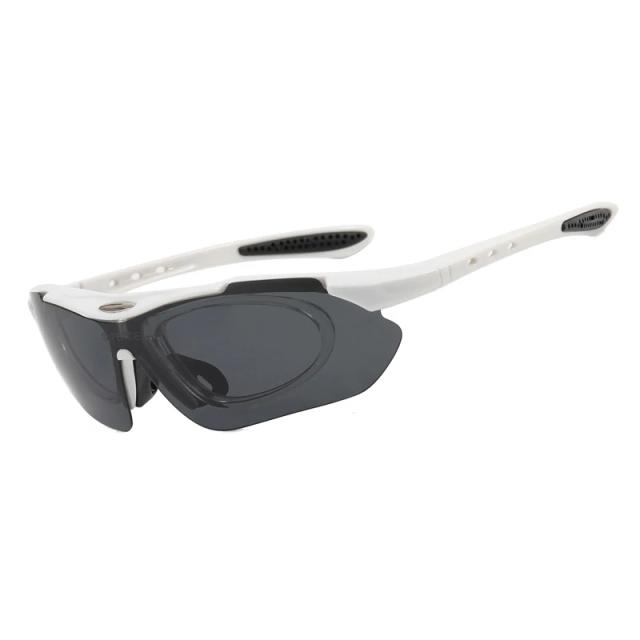Óculos Táticos Masculinos Anti-Impacto para Esportes ao Ar Livre, Caça, Tiro, Pesca, Caminhadas e Escalada com Lentes Polarizadas