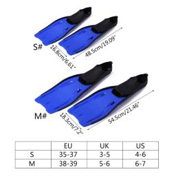 2023 New Scubas Engrenagem De Mergulho Pé Cheio Longo Silicone Fins Snorkeling Natação Mergulho Flutuante Aletas TPR Non-Slip Natação Flippers - Image 6