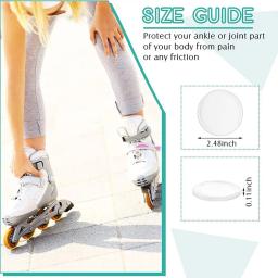 Patinação no gelo Ankle Gel Pads para Mulheres, Soft Skate Acessórios, Protetor de Tornozelo Unisex, Almofadas de Almofada Brace - Image 6