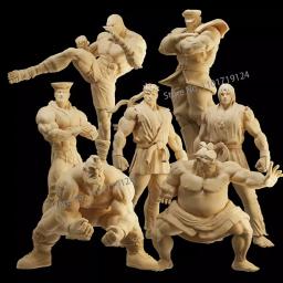 Mini estatueta da figura de ryu ken vega, figura masculina, mini boneca, fotografia, cena de tabela, modelo prop, 1/64, 1/43, 1/35 - Image 1