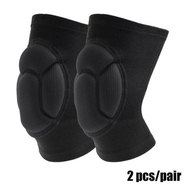 Joelheiras Protetoras Antiderrapantes de Esponja Grossa para Academia, Skate e Ciclismo - Equipamento de Proteção para Adultos e Jovens
