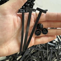 200/100/50 Peças de Abraçadeiras de Nylon Autoblocantes com Clipe de Pressão – Fitas de Fixação para Cabos, Tubos e Fiação Automotiva com Liberação Rápida Fixador de cabos universalEnforcadores para eletrônicosKit de g - Image 5