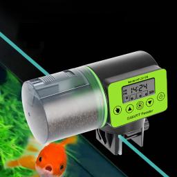 Alimentador automático de peixes para aquário Alimentador de tanques de peixes Temporizador de férias Dispenser ajustável - Image 6