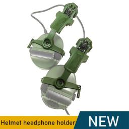 Capacete Suporte para Caça Capacete, Headphone Acessórios, Headphone Rail Bracket - Image 1