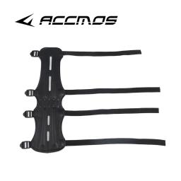 1pc couro de tiro com arco ajustável braço guarda para a prática de caça proteção cinta segura braçadeira proteção acessório - Image 3