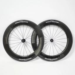 Ardently 700c conjunto de rodas de bicicleta de pista de carbono completo 38/58/86mm de profundidade clincher engrenagem fixa rodas de bicicleta de velocidade única, jantes de superfície ud - Image 1