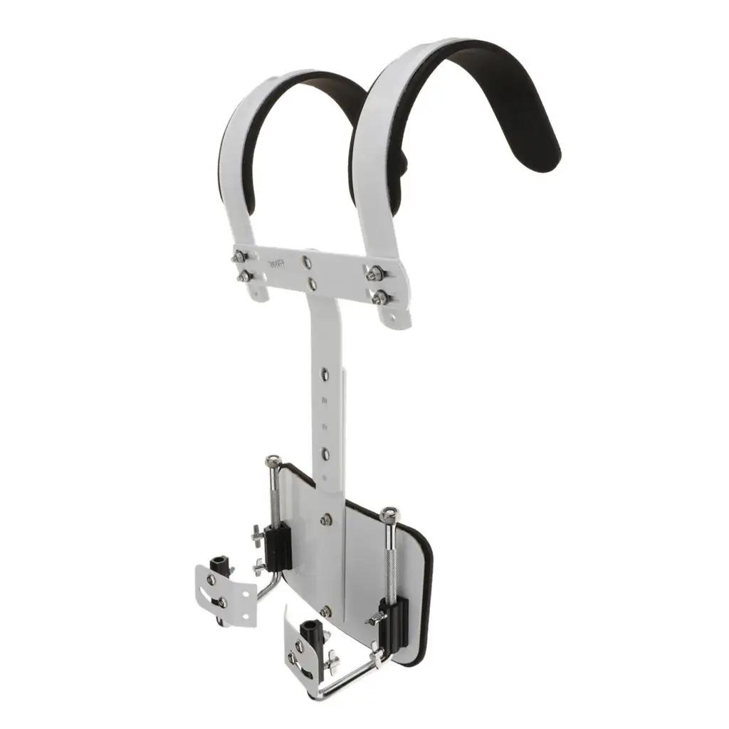 1pc marchando snare tambor transportadora suporte rack durável peças acessórias de percussão ajustável tambor transportadora suporte - Image 1