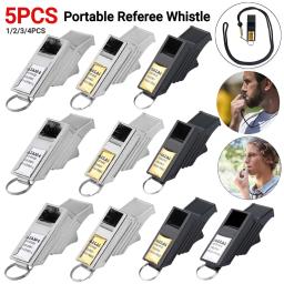 Apitos profissionais do árbitro do futebol e do basquetebol, voleibol, fãs do handebol, professor, jogo do equipamento do treinador, engrenagem dos esportes, 1-5pcs - Image 1