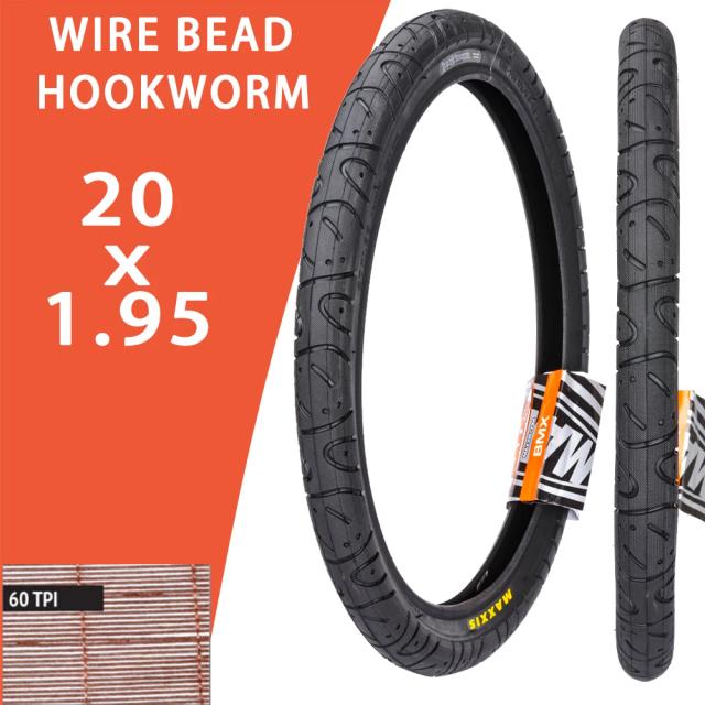 Maxxis Hookworm Pneu BMX Dirt Jump Urbano 20-29 Polegadas