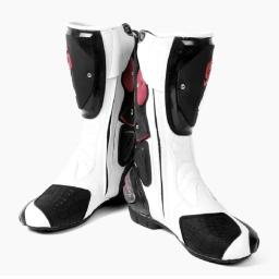 Botas de motocicleta proteção dos pés de alta velocidade pro-biker bota de corrida de velocidade microfibra botas masculinas moto botas de corrida de moto - Image 2
