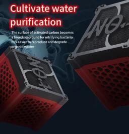 Aquário Fish Tank Magic Box, Purificador De Água, Filtro Cubo, Estrutura Favo De Mel, Carvão Ativado, Purificação De Água Rápida - Image 1