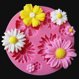 Moldes De Silicone De Flor 3D para Fondant Artesanato, Bolo, Doces, Chocolate, Sugarcraft, Pastelaria De Gelo, Ferramenta De Cozimento, Molde De Sabão, Decorador De Bolo - Image 1