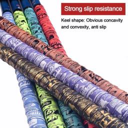 Anti-Slip Raquete Grip Tape, Espessado Vara De Pesca, Gradiente De Cor, Badminton Raquete, Colorido Grip Tape, Tênis Raquete - Image 5