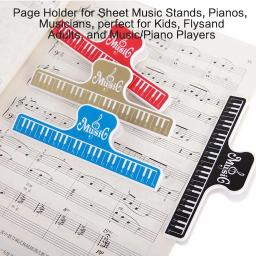 Clipe universal para partituras de piano, suporte de papel para guitarra, violino, stonego, acessórios para instrumentos musicais - Image 4