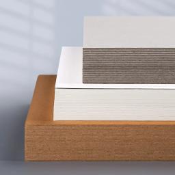 Papelão de Papel Rígido para Artesanato DIY, Cartão, Pacote Álbum, Folhas de Papel Kraft A5, Papel A4 Grosso, Cinza e Branco, Alta Qualidade, 1-2mm - Image 1