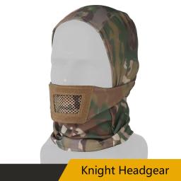 Cavaleiro capacete elástico para proteção bucal, respirável, apto para diferentes formas diferentes - Image 1