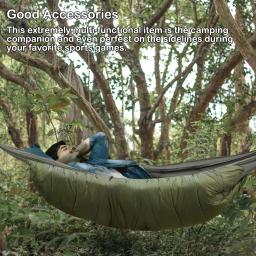 Rede com capuz quente para mulheres, saco de dormir, cobertor de múltiplos usos, acampamento na praia, tenda de balanço, inverno - Image 1