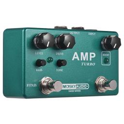 MOSKYaudio-AMP TURBO BOOST Overdrive Pedal De Guitarra, Acessórios Metal Shell Effect, Pedal De Instrumentos Musicais Com Impulsionador Limpo - Image 5