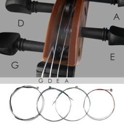 Substituição de cordas de níquel para violino, acessórios, G e E Cordas, 1/4, 1/2, 1/4, 1/8, 1 conjunto, A - Image 2