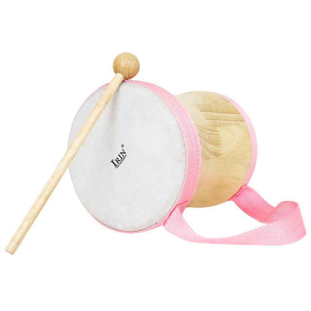 Bateria de Pele de Carneiro IRIN com Baquetas - Percussão Indiana para Crianças e Profissionais