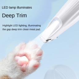 Electric Hair Clippers com Tesoura para Animais de Estimação, Cão e Gato, Orelha, Olhos, Pata, Cortador de Cabelo, Aparador, Carregamento USB, Grooming Suprimentos - Image 5
