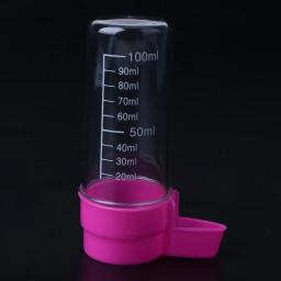 2-piece pássaro dispensador de água para gaiola automática papagaio waterer sem alimentador de bagunça - Image 4