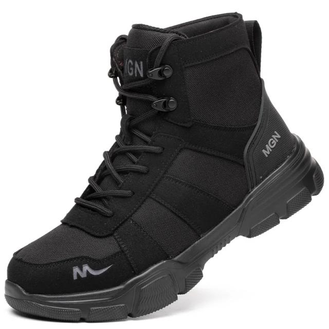 Sapatos de Segurança Masculino e Feminino Certificado CE Aço Toe Antiderrapante Leve Proteção